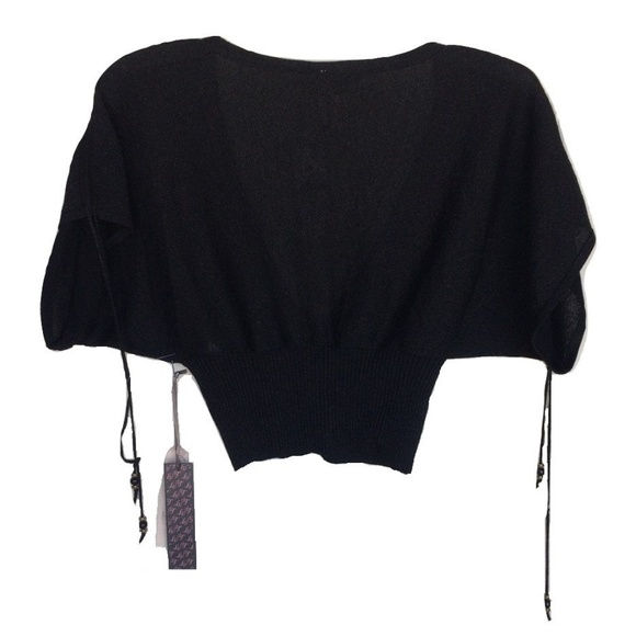 NWT Lipsy London Metallic Thread Cropped Cardigan - Picture 3 of 3